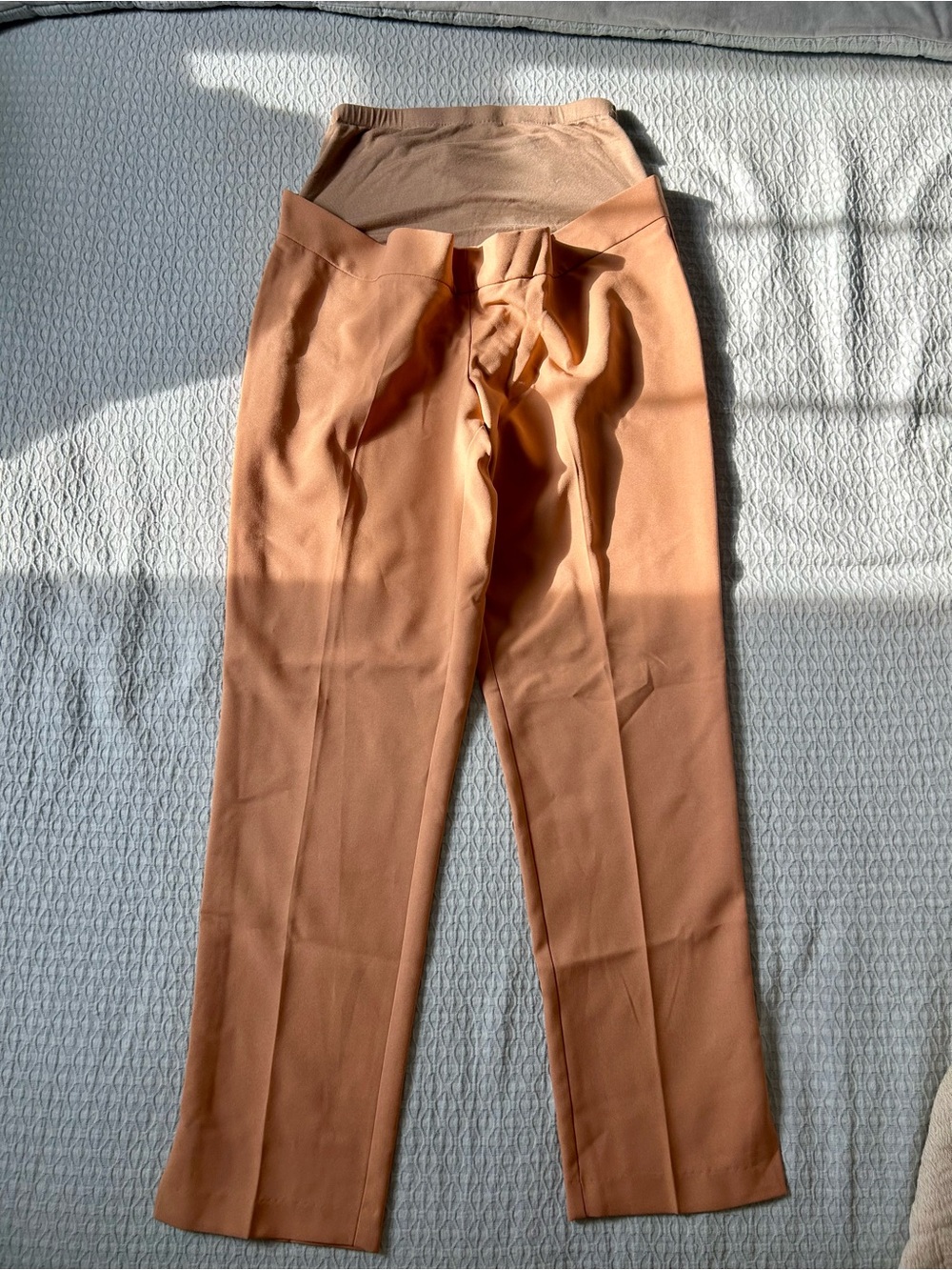 asos Design Maternity Peach Orange Dress Pants